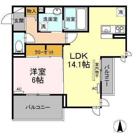 シャスティアの物件間取画像